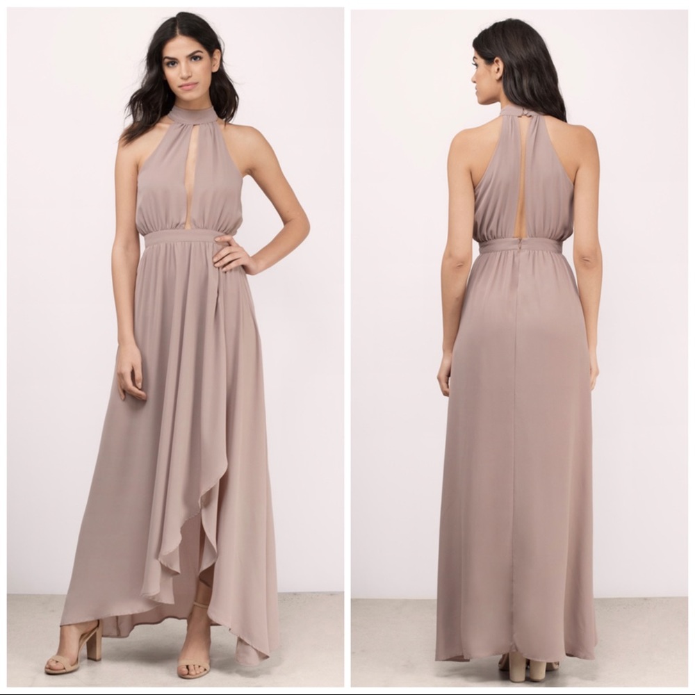 Tobi taupe dress